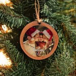 Natural Wood Slice Ornament